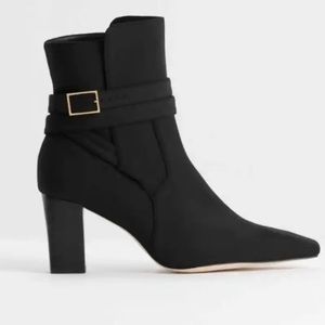 NWOT Good American The Bombshell Heeled Bootie Sz 7.5